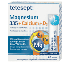 Magnesium 335 Calcium + D3 - 20 Sticks