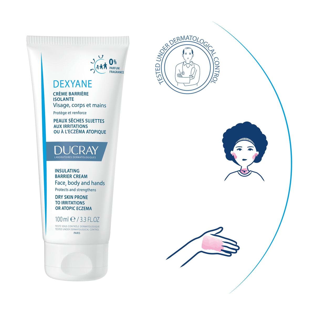 Schützende Barriere-Creme bei Exzemen