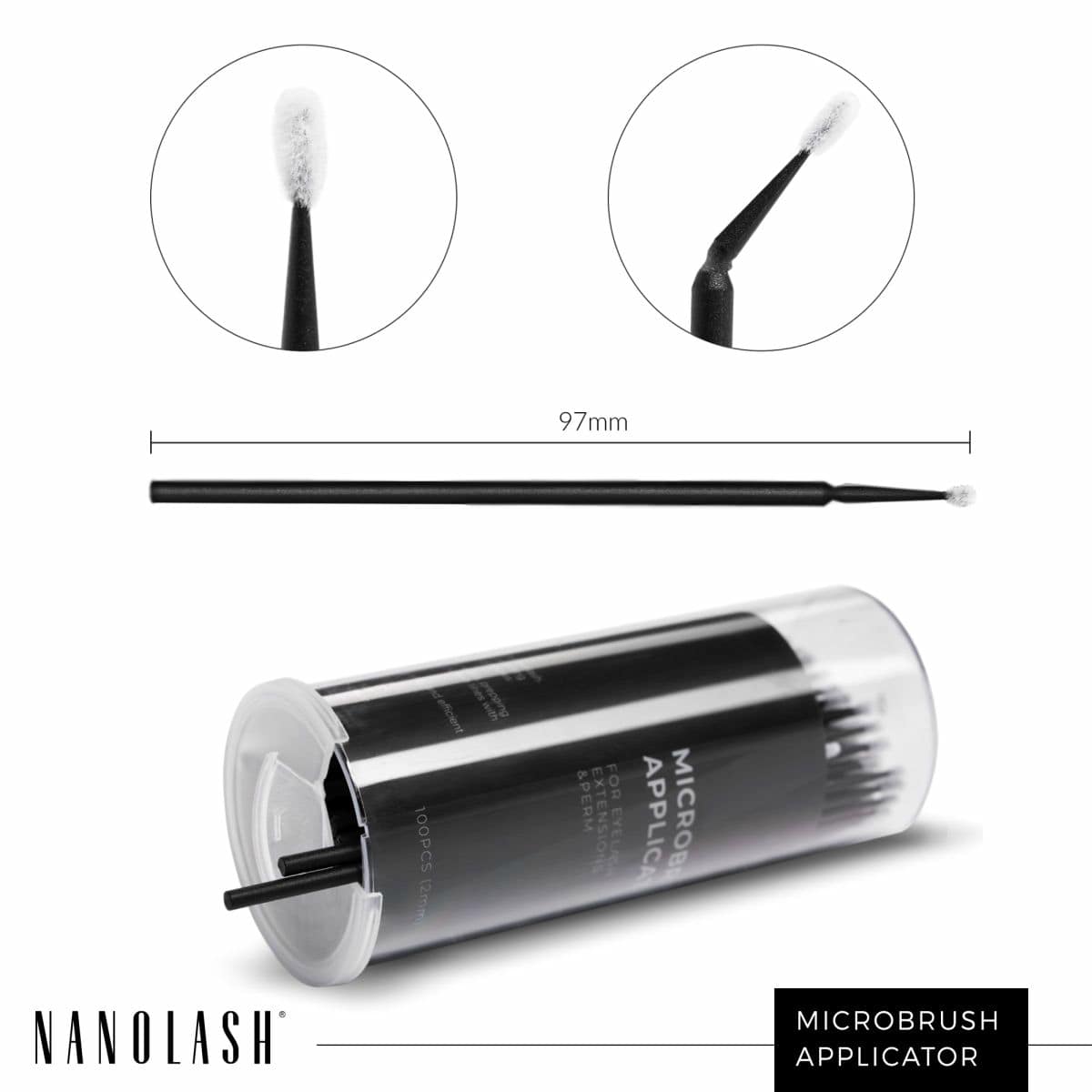 Microbrush Applicators 2,5 mm