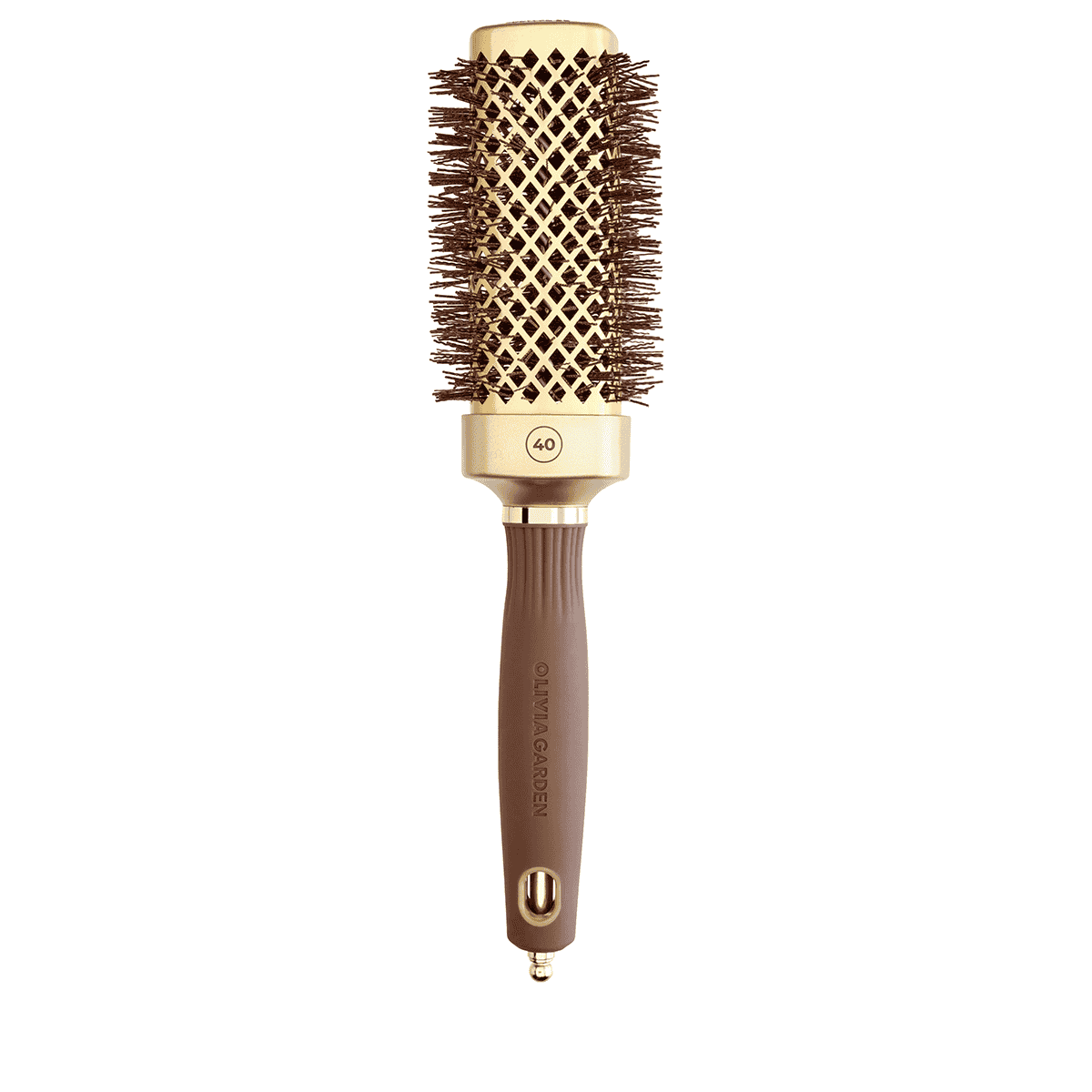 Expert Blowout Setole dritte e ondulate 40 oro e marrone