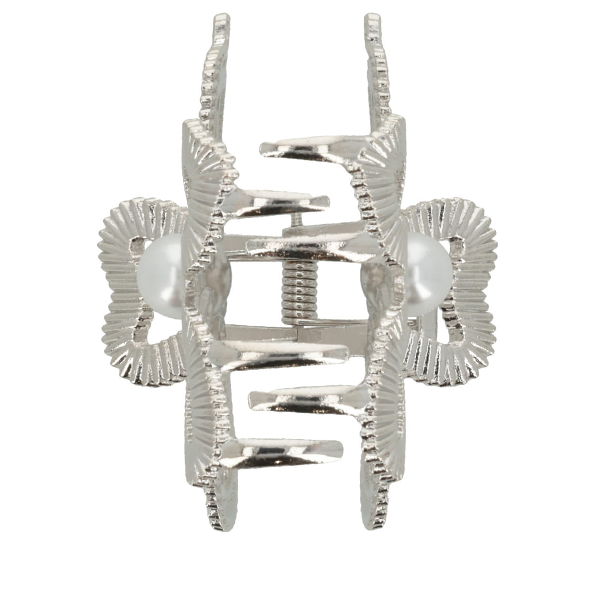 Flower Clip - Silver