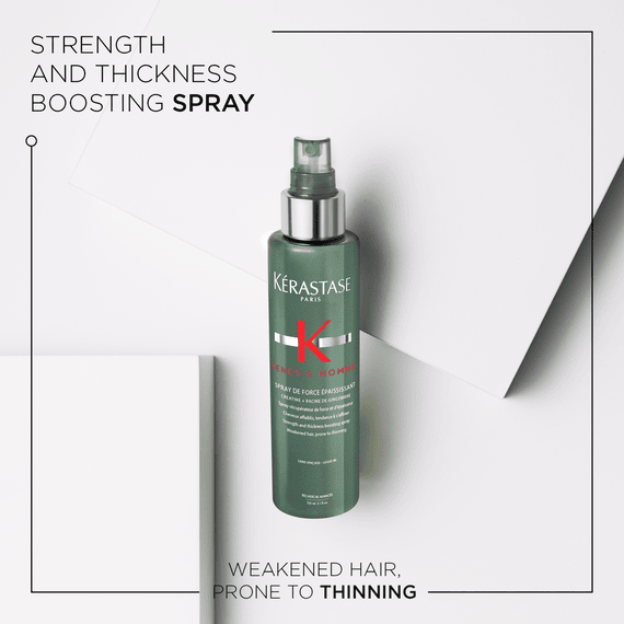 Spray leave-in rinforzante per capelli diradati