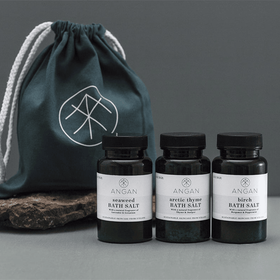 3 Pack Bath Salt Seaweed / Birch / Thyme
