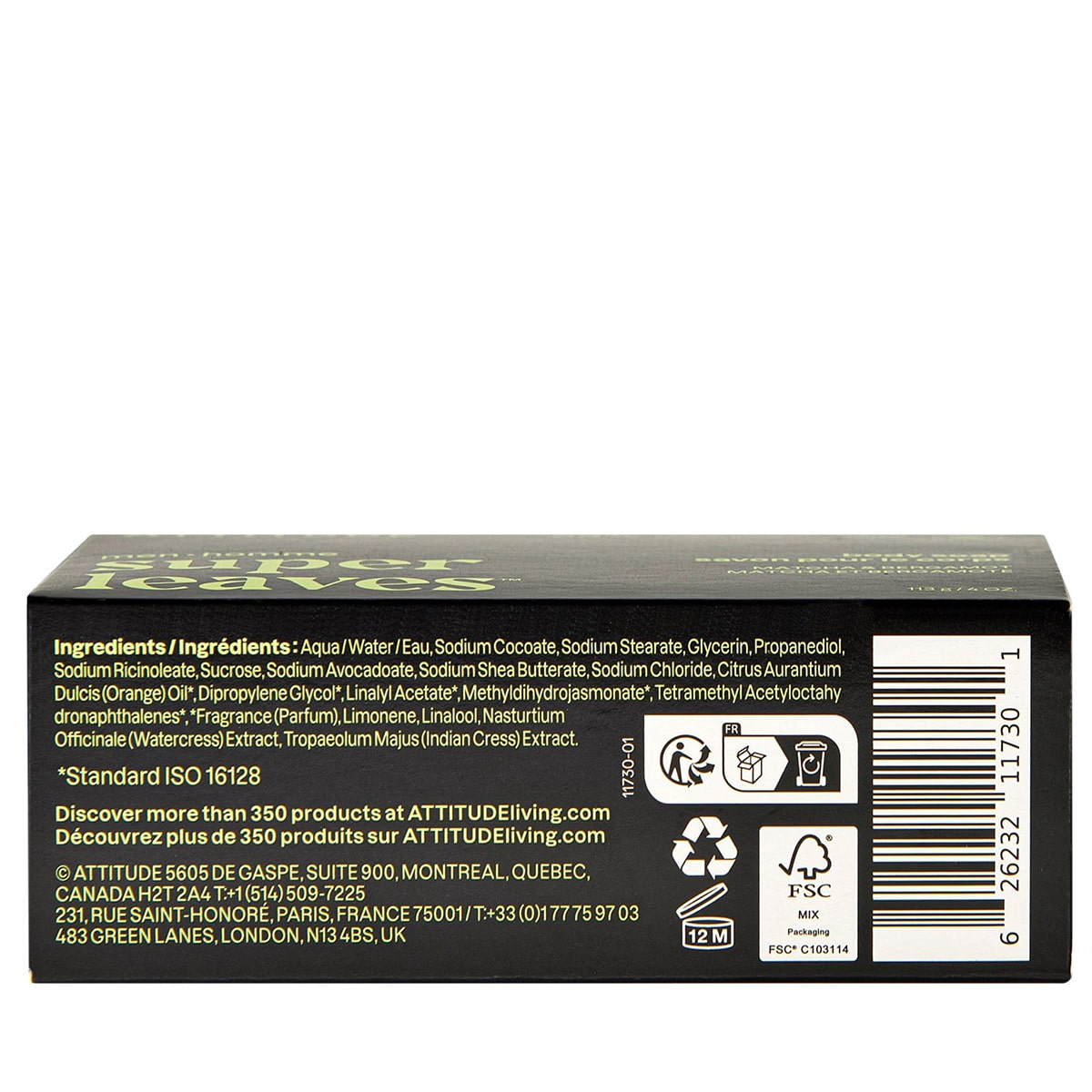 Shower soap matcha & bergamot