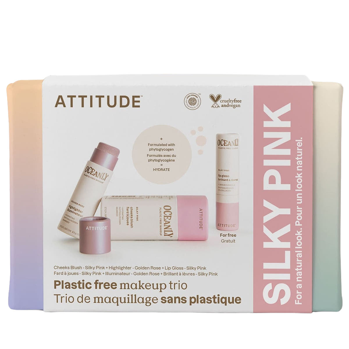 Oceanly set mini silky pink