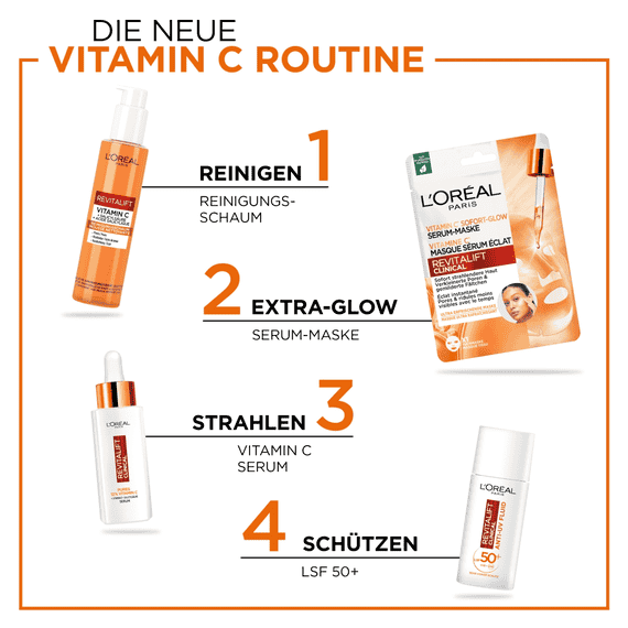 Clinical Masque Tissue à la Vitamine C éclat immédiat