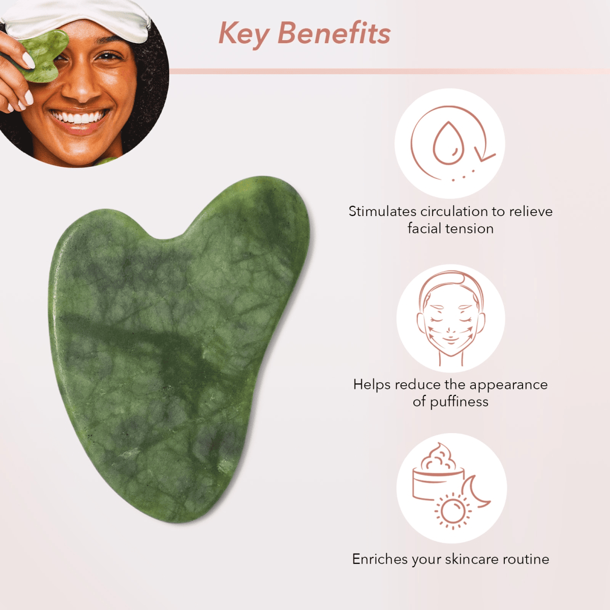 Gua Sha & Roller Set - Jade