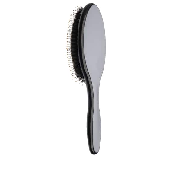 Expert Care Oval Boar&Nylon Bristles Black