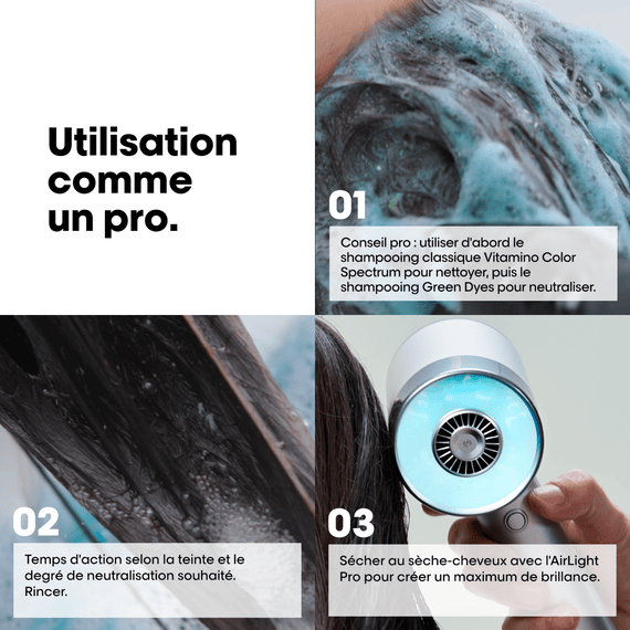 Vitamino Color Spectrum Green Dyes Neutralizing Shampoo
