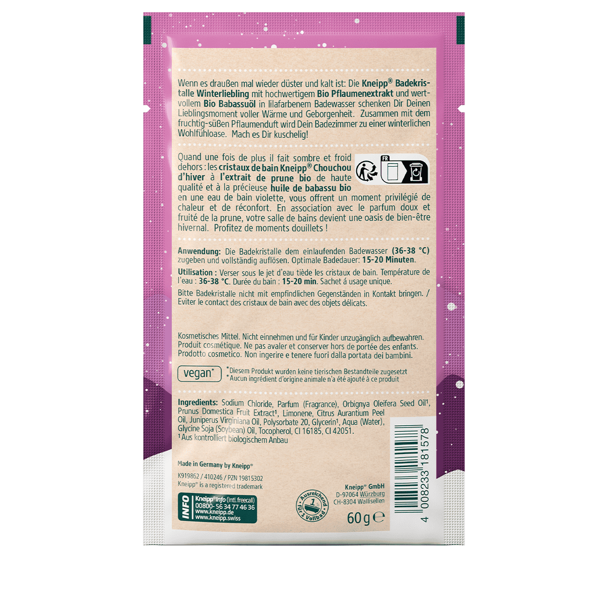 Bath Crystals Winter Favourite