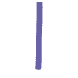 Bigoudi Parabole violet 16 mm, 10 Pcs.