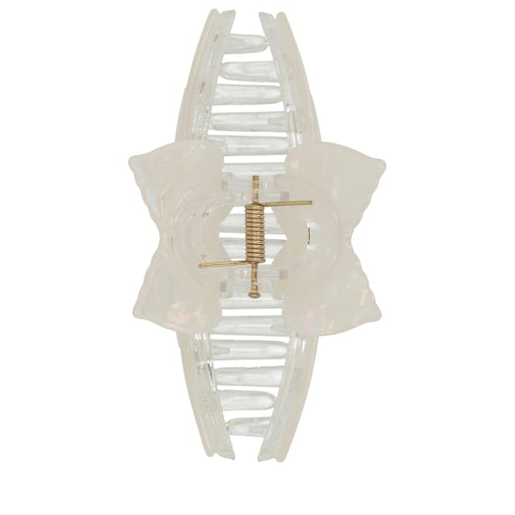 Fin-Shaped Clip - Cream