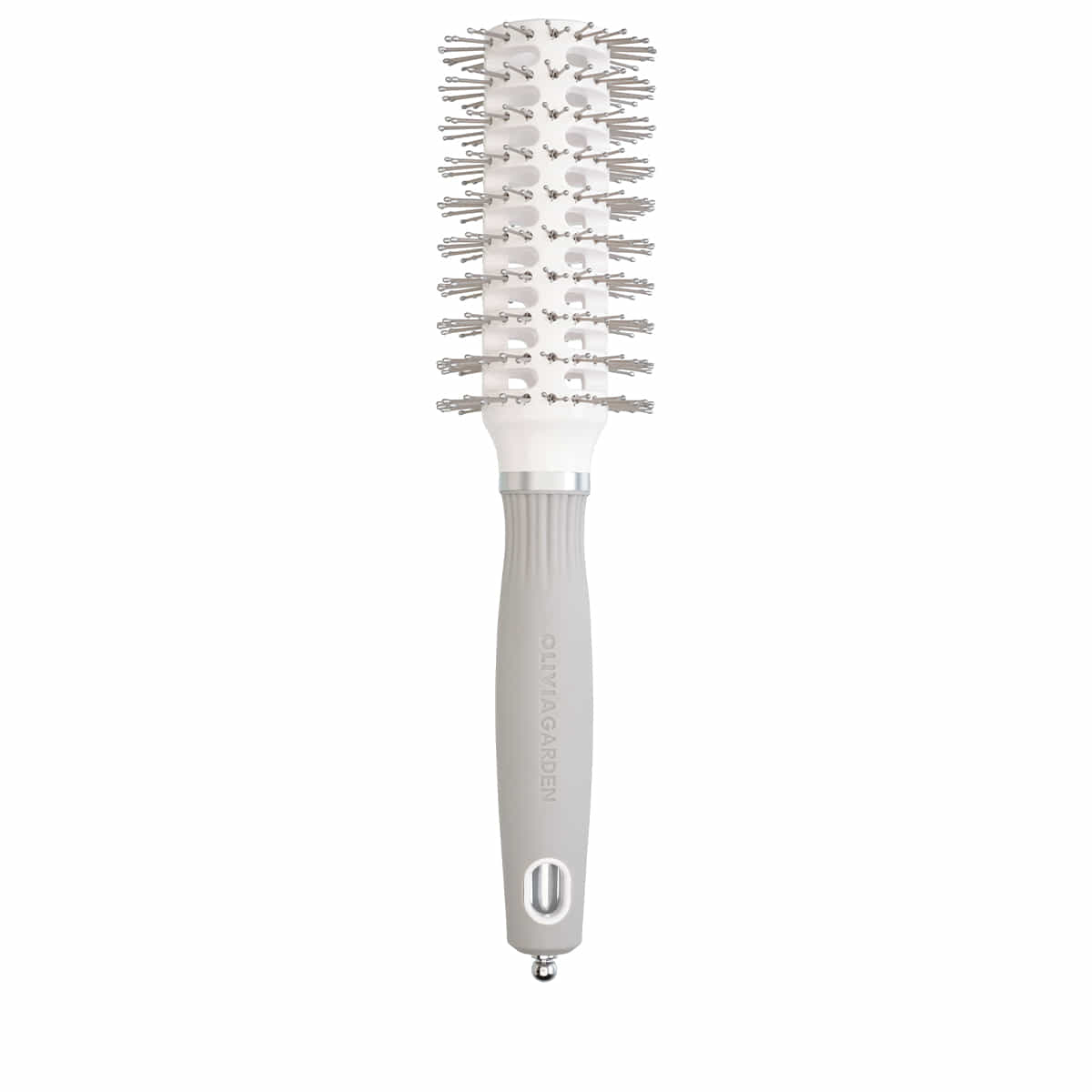 Expert Blowout Vent Double Bristles White&Grey 30
