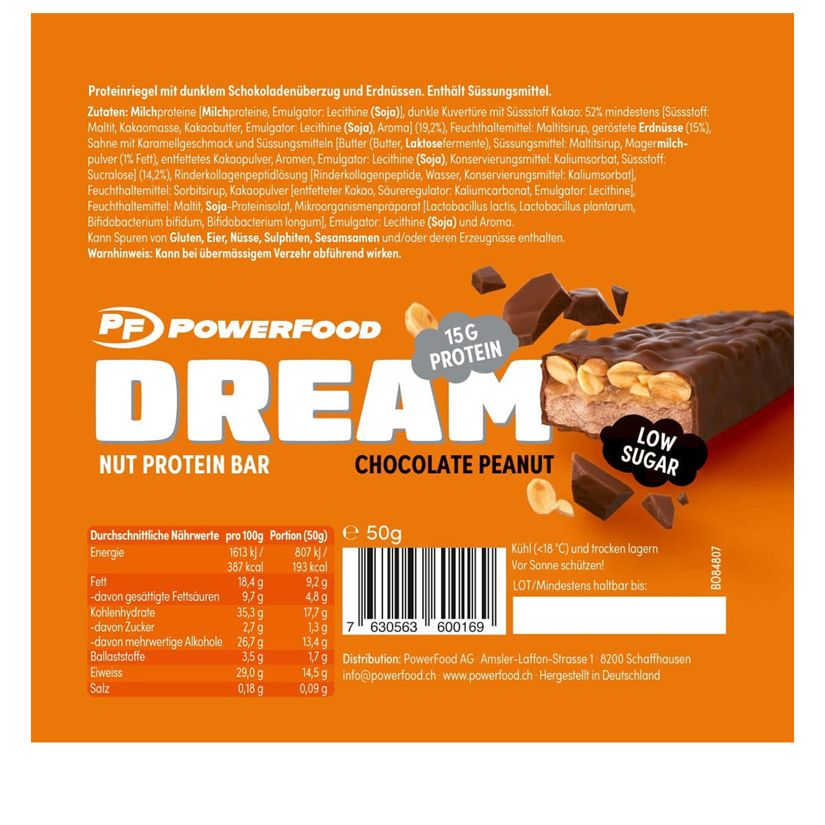 Dream Nut Protein Bar Chocolate Peanut