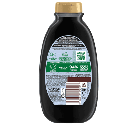 Shampoo magnetic charcoal