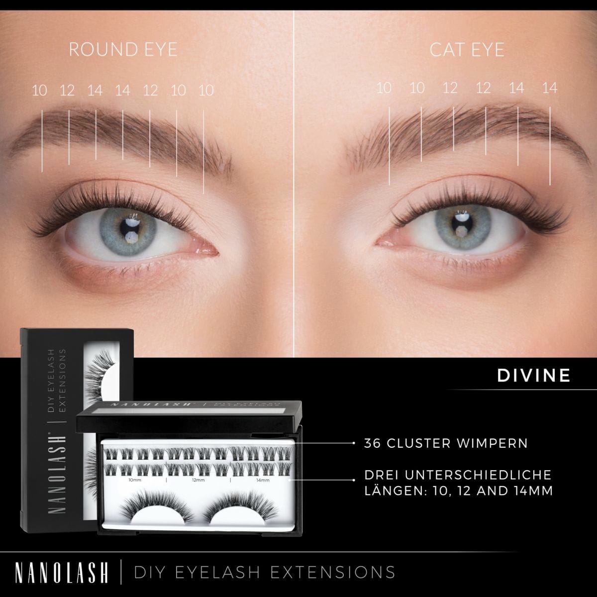 Divine - Glammy Mess Lash Look