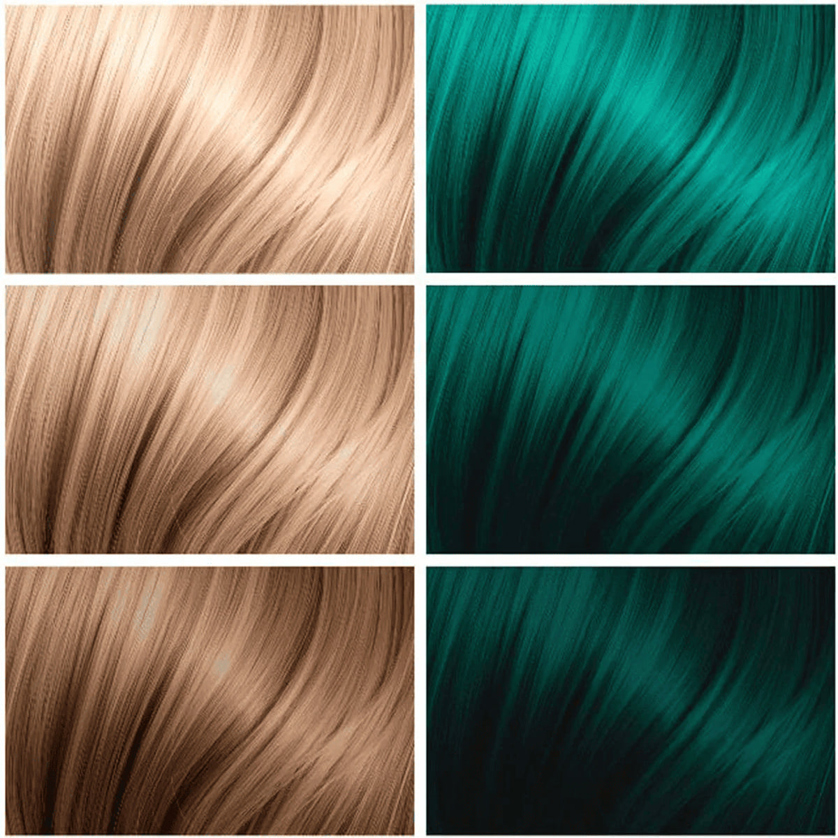 Cream Teal Green