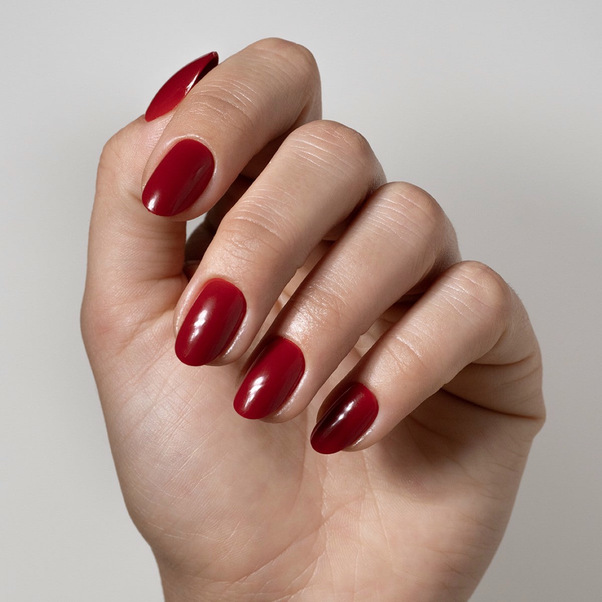 Paris Je T'aime Press On Nails Short Round