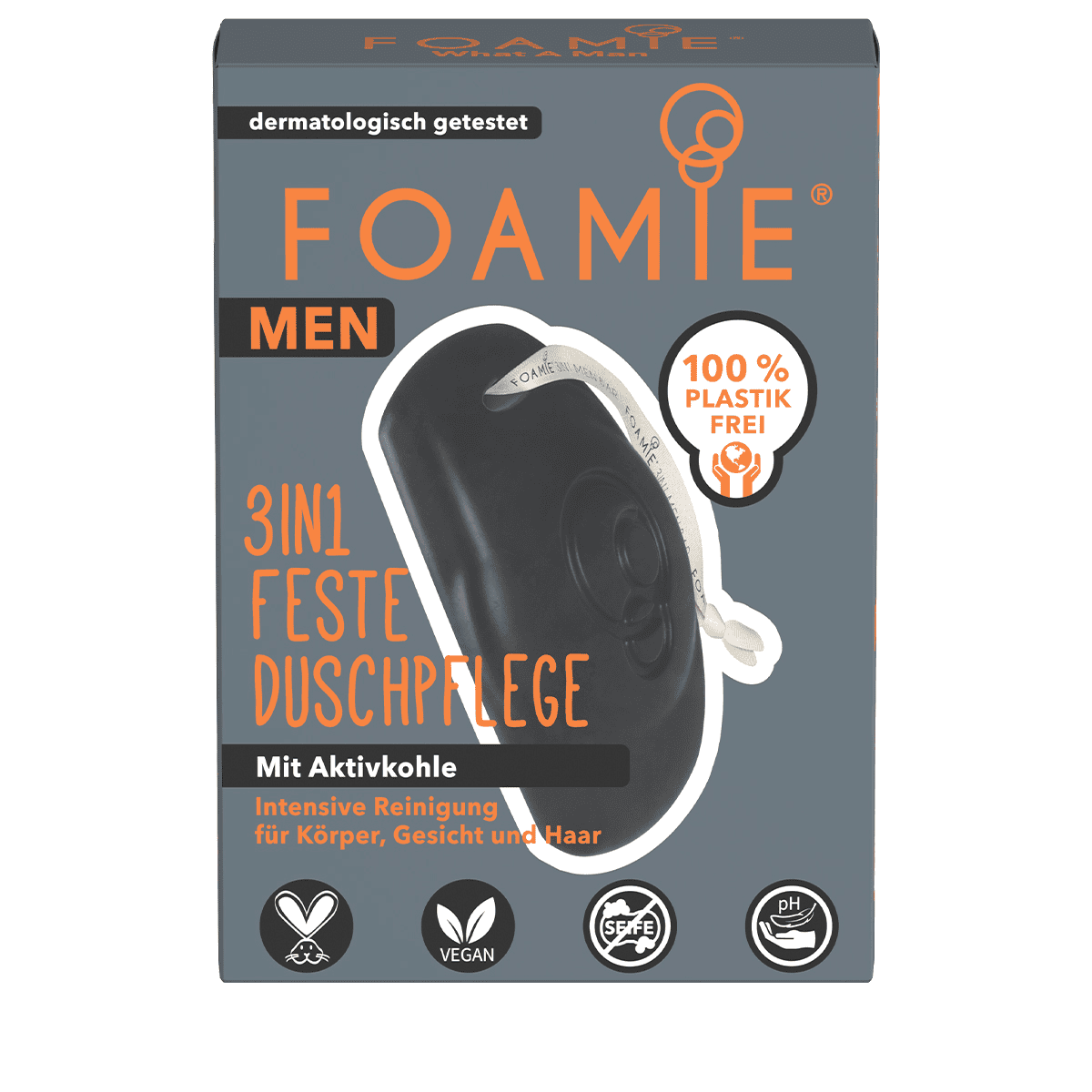 3in1 Solid Shower Care - What a Man