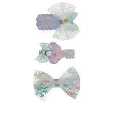 Set Of 3 Beak Clips – Mermaid Blue