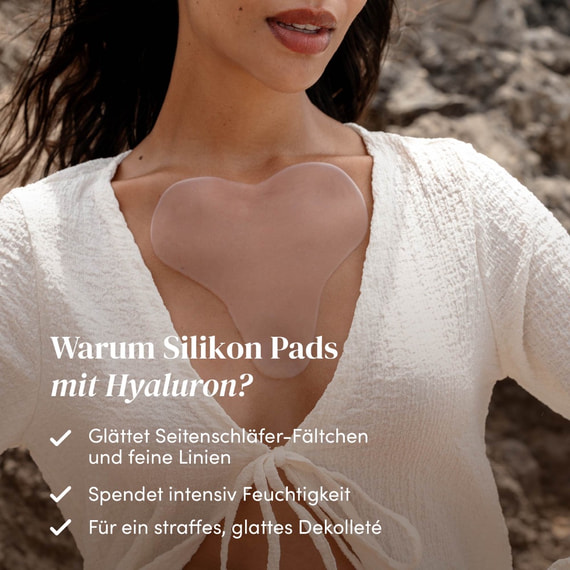 Wiederverwendbares Dekolleté Pad mit Hyaluron