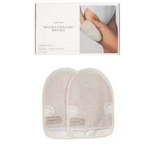 Gant exfoliant pour le gommage et le nettoyage – Set de 2 pièces
