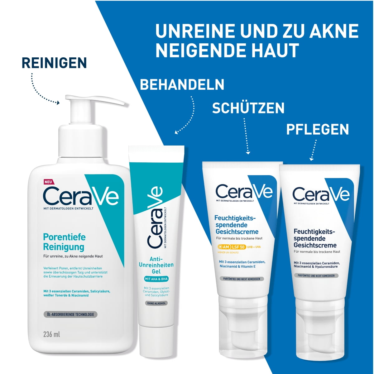 Porentiefe Reinigung Anti-Unreinheiten