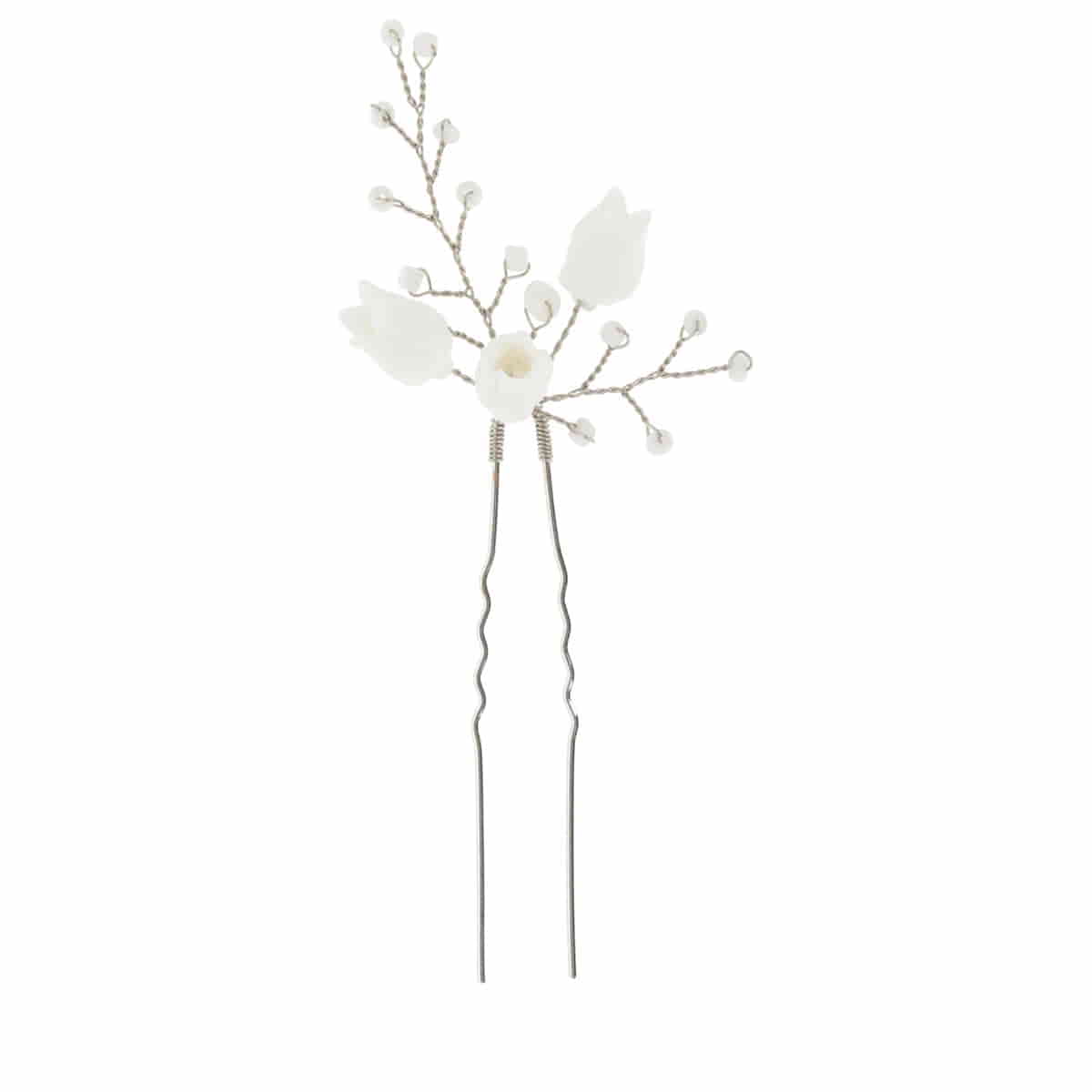 Épingles À Cheveux Fines Avec Fleurs