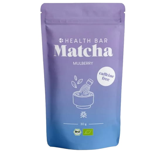 Bio Matcha Tee Mulberry  Pouch
