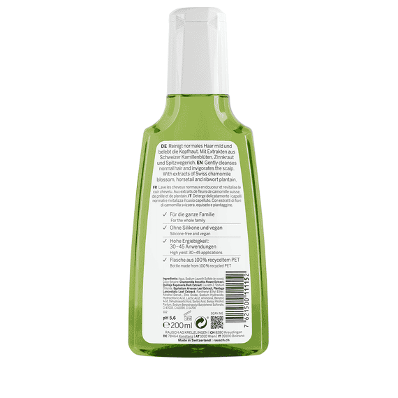 Pflege-Shampoo mit Schweizer Kräutern
