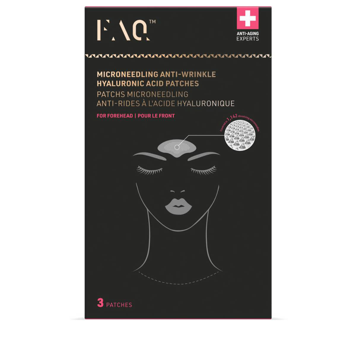 Microneedling Anti-Wrinkle Hyaluronic Acid Patches For Forehead