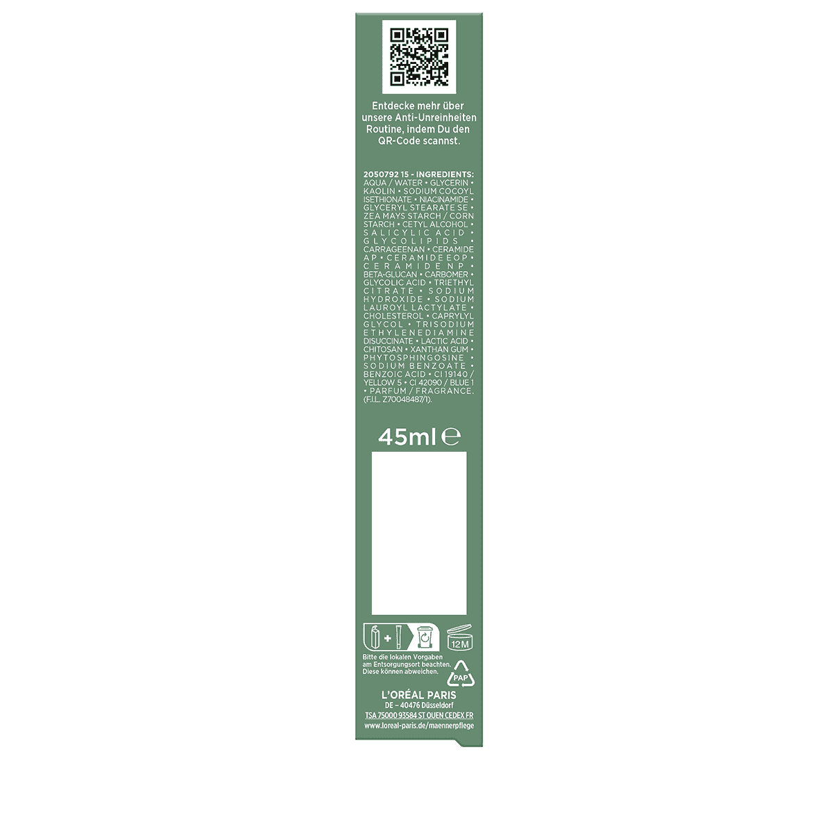 Derma Control S.O.S. Pasta anti brufoli 2in1