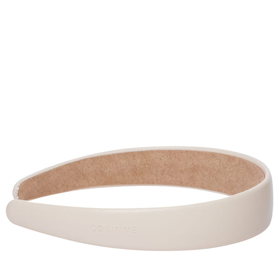 Diadem Wide Plain Vegan Cream