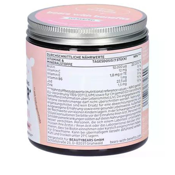 Ah-mazing Hair Vitamins mit Biotin - 60 Bears