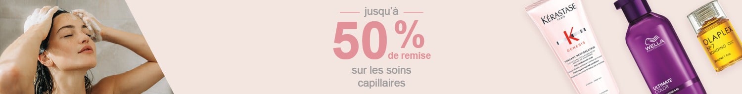 Beauty Weeks : jusqu\'à -50 % sur les produits de soins capillaires
