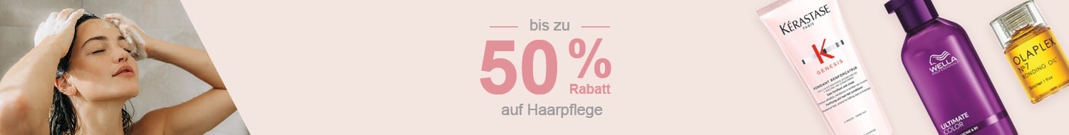 Beauty Weeks: Bis zu -50% auf Haarpflege Produkte
