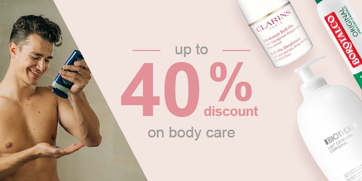 Beauty Weeks: up to -40% off body care products