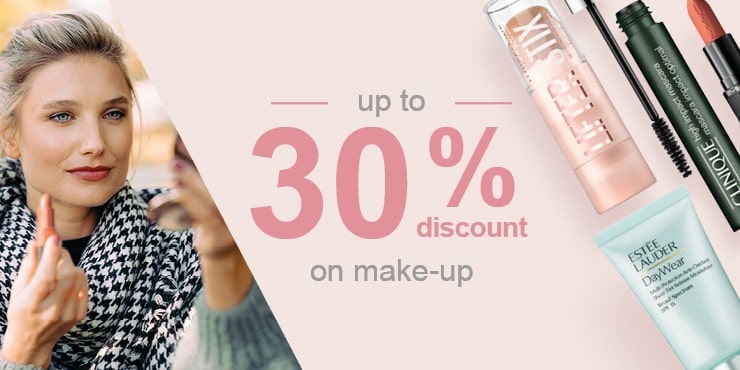 Beauty Weeks: up to -30% off make-up products