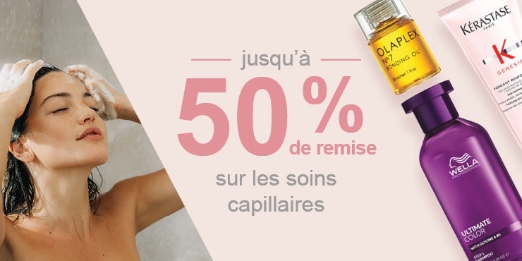 Beauty Weeks : jusqu\'à -50 % sur les produits de soins capillaires
