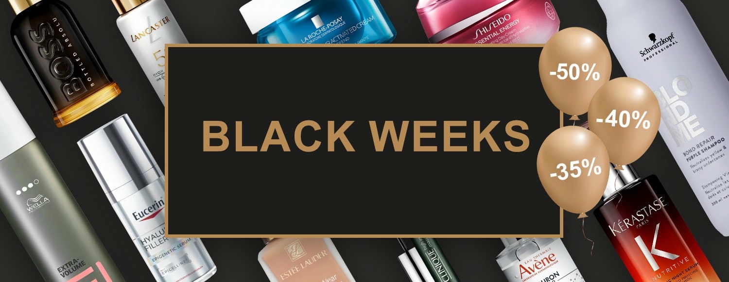 Black Weeks mit Ballons haar-shop.ch