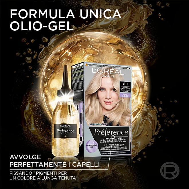 Scoprite l\'olio unico nella formula in gel dei prodotti di preferenza