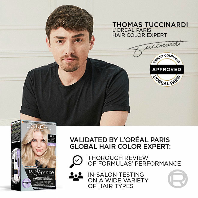 Colour expert thomas tuccinardi from loreal paris